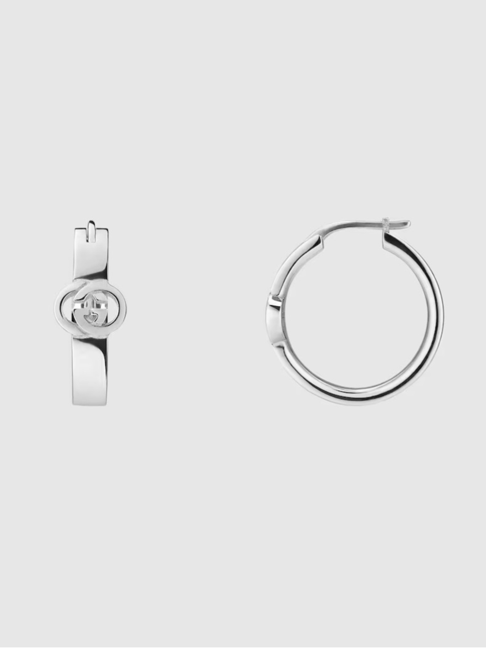 Gucci Interlocking Hoop Earrings